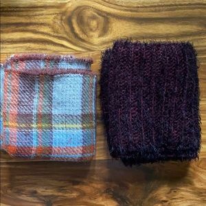 Two infinity ♾ scarfs